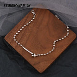 Mewanry Silver Bracelet Vintage Good Luck Round Bead Knot Jewelry
