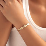 Vintage Aircraft Link Charm Bangles Couple Jewelry
