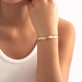 Vintage Aircraft Link Charm Bangles Couple Jewelry