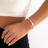 Vintage Aircraft Link Charm Bangles Couple Jewelry
