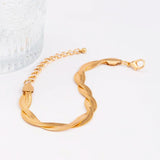 Vintage Aircraft Link Charm Bangles Couple Jewelry
