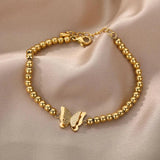Zircon Butterfly Bracelet Stainless Steel Chain Jewelry Gift