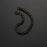 6MM Stainless Plated Pearl Link Bracelet for Men and Women