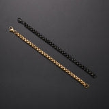 6MM Stainless Plated Pearl Link Bracelet for Men and Women