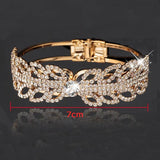 Crystal Punk Bracelet Rhinestone Jewelry Bridal Charm Bracelets