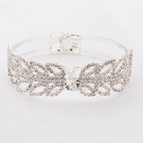 Crystal Punk Bracelet Rhinestone Jewelry Bridal Charm Bracelets
