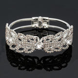 Crystal Punk Bracelet Rhinestone Jewelry Bridal Charm Bracelets