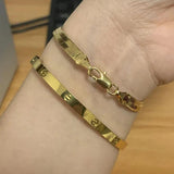 5MM Snake Bracelets for Women Girls Herringbone Link Chain Bangle