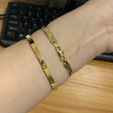 5MM Snake Bracelets for Women Girls Herringbone Link Chain Bangle