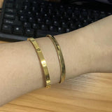 5MM Snake Bracelets for Women Girls Herringbone Link Chain Bangle