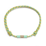 Enamel Bead Tube Charm Bracelet for Women Party Jewelry Girls