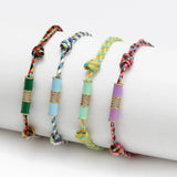 Enamel Bead Tube Charm Bracelet for Women Party Jewelry Girls
