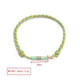 Enamel Bead Tube Charm Bracelet for Women Party Jewelry Girls