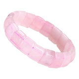 Natural Stone Crystal Beaded Bracelet Elastic Rope Healing Jewelry