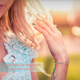 9 Hippie Style Braided Thread Friendship Bracelets Radom