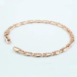 5mm Rose Link Snail Bracelet Jewelry Couple