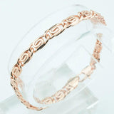 5mm Rose Link Snail Bracelet Jewelry Couple