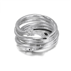 Punk Snake Necklace DIY Folding Bracelet Men Women Adjustable Chain