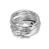 Punk Snake Necklace DIY Folding Bracelet Men Women Adjustable Chain
