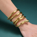 Punk Snake Necklace DIY Folding Bracelet Men Women Adjustable Chain