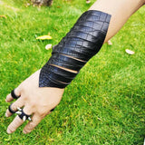 Charm Crack Leather Bracelets Women Jewelry Vintage Bangles Bracelet