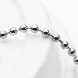 Elephant Charm Heart Bracelet Stainless Steel Double Chain Beads