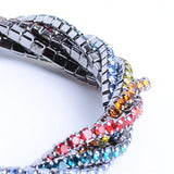Colorful Crystal Bracelet 5-Row Rhinestone Wristband For Girls