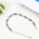Abalone Shell Religious Bangle Bracelet