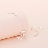 Vintage Moon Link Bracelet S925 Chain for Women VW22004