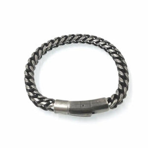 Vintage Punk Stainless Steel Braided Twist Chain Magnetic Bracelet