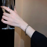 Delicate T-shaped Chain Bracelet for Women