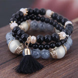 Bohemian Layered Beads Bracelet for Women
