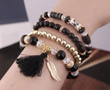 Bohemian Layered Beads Bracelet for Women