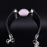 Tree of Life Leather Stainless Steel Bracelet Women