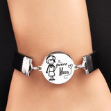 Tree of Life Leather Stainless Steel Bracelet Women