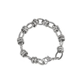 Stainless Steel Hip-hop Bracelet Men Women Chain Link Metal