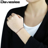 Womens Bracelet Chain 585 Yellow Rose Snail Link 5mm 18-25cm LGB179