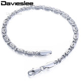Womens Bracelet Chain 585 Yellow Rose Snail Link 5mm 18-25cm LGB179