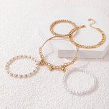 Hand Beaded Small Niche Geometric Bracelet