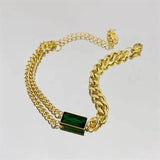 Zircon Crystal Stainless Steel Bracelet For Women - Charm Bracelet
