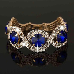 Rhinestone Women Bracelet Wedding Bangle
