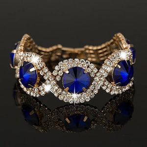 Rhinestone Women Bracelet Wedding Bangle