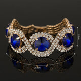 Rhinestone Women Bracelet Wedding Bangle