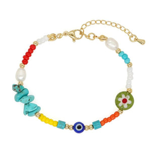 Colorful Boho Bracelet for Women Beach Fashion Jewelry Gift