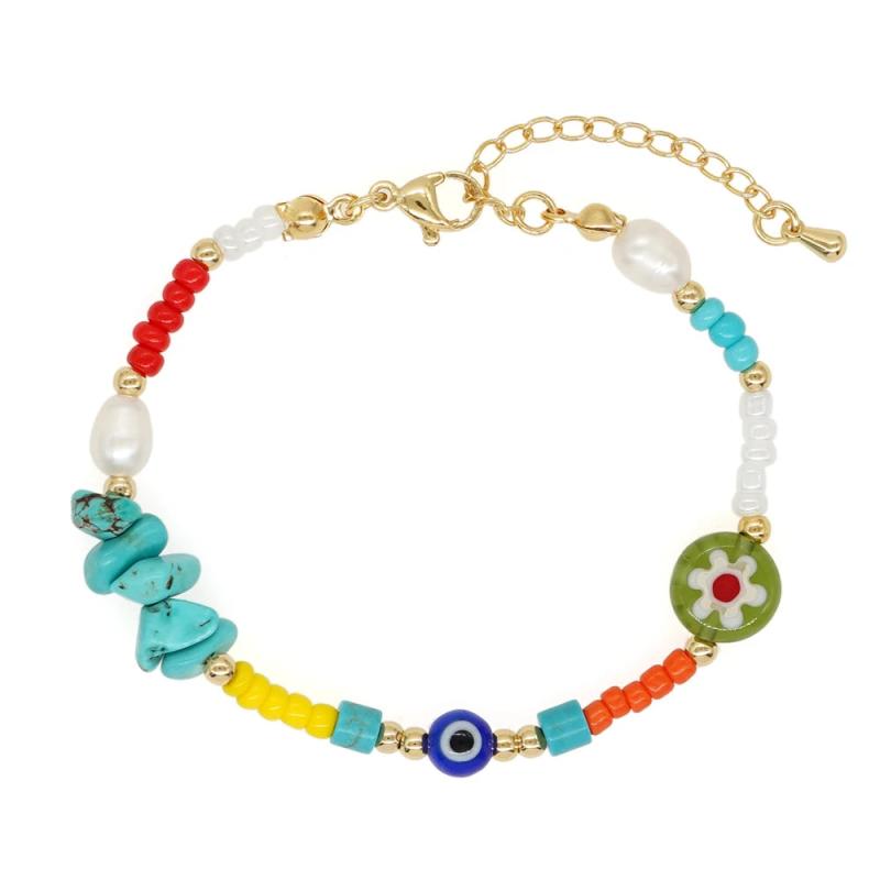 Colorful Boho Bracelet for Women Beach Fashion Jewelry Gift