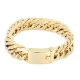 Men's Stainless Steel Plated Charm Bracelet Bangle