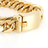 Men's Stainless Steel Plated Charm Bracelet Bangle