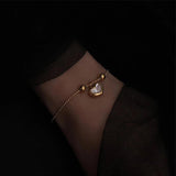 Heart Pendant Bracelet - Romantic Party Gift Jewelry