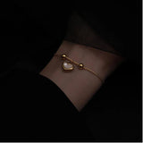 Heart Pendant Bracelet - Romantic Party Gift Jewelry
