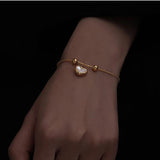 Heart Pendant Bracelet - Romantic Party Gift Jewelry